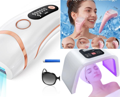 My Beauty at home wellness devices and Products cover photo collage