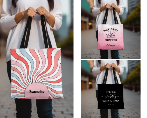 Cute Tote Bags cover photo collage