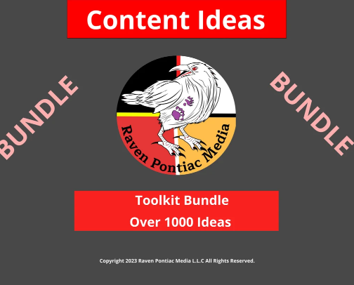 Raven Pontiac Media Etsy Shop cover photo collage