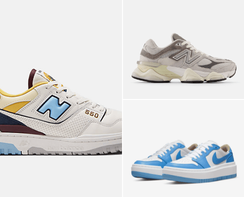 Top women's sneakers for the summer 2023. cover photo collage