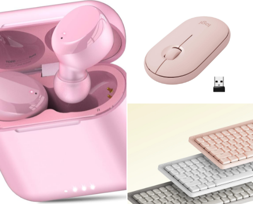 Glow & Go: Tech Essentials for the Aesthetic Girl cover photo collage