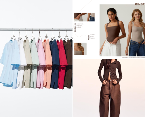 Simple, Breathable Clothing Essentials for Casual Everyday Wear cover photo collage