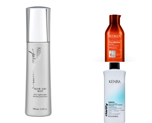 Hair care cover photo collage