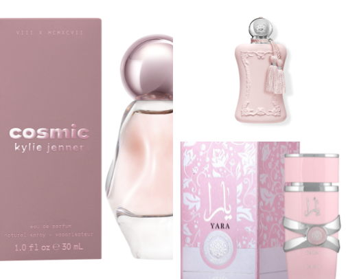 Personal favorite girly perfumes🥰 cover photo collage