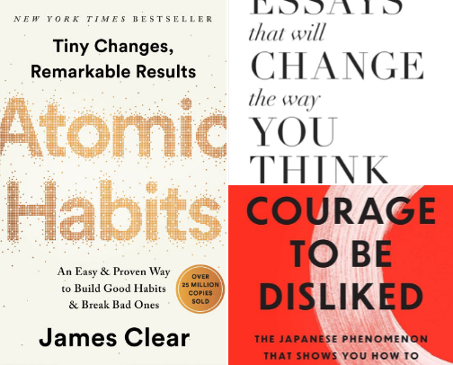 Books That Healed, Helped, or Hooked Me 📚✨ cover photo collage