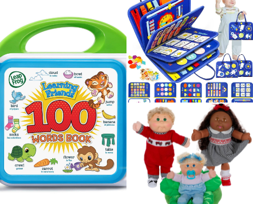 Toddler girls Christmas ideas cover photo collage