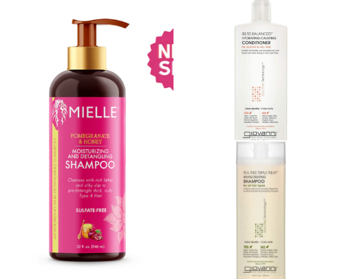 Natural Hair Care Essentials (Curly & Coily Hair) cover photo collage