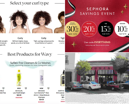Sephora cover photo collage