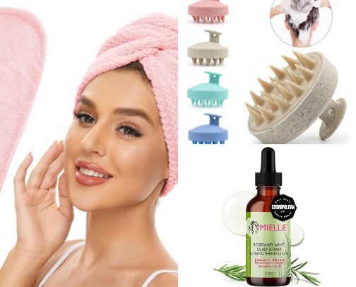 HAIR CARE ON A BUDGET cover photo collage