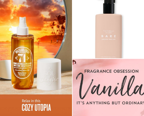 Fragrance cover photo collage