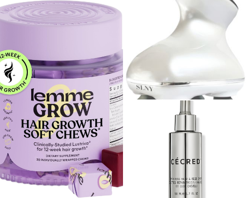 Hair growth journey cover photo collage