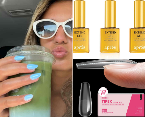 Do your own gel x nails💅🏼 cover photo collage