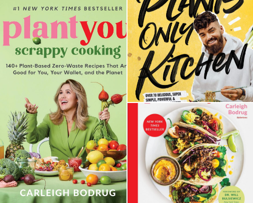 My Favorite Vegan Cookbooks cover photo collage