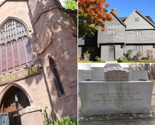 Fun in Salem, Massachusetts cover photo collage