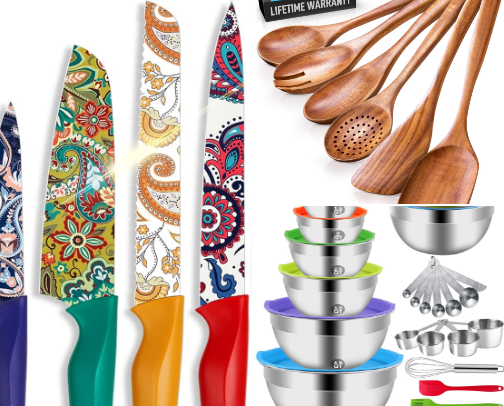 "Top-Rated Kitchen Essentials | Must-Have Cookware & Tools – Amazon & Etsy Picks" cover photo collage