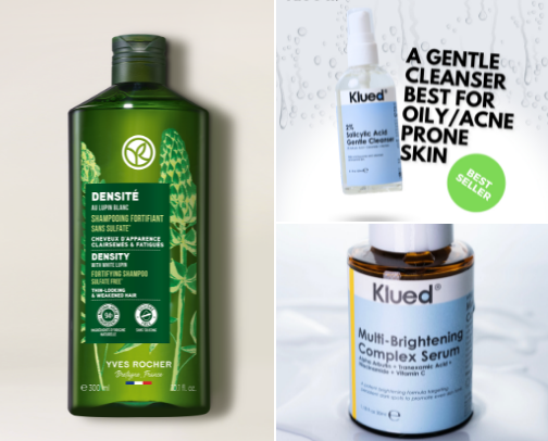 Combined my favorite beauty products and perfumes cover photo collage