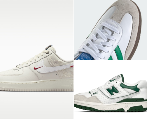 🤍 “Clean Girl Classic” Sneakers cover photo collage