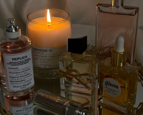 perfume faves⚱ cover photo collage