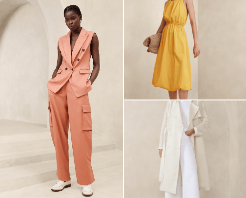 banana republic factory cover photo collage