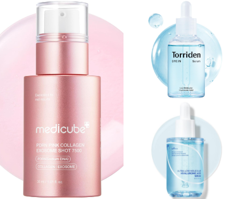 Serums galore cover photo collage