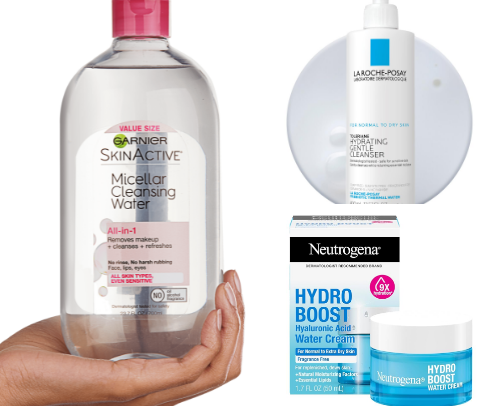 Skincare cover photo collage