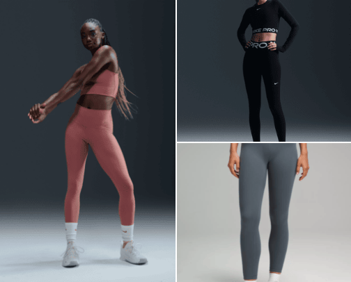 Fitness clothing cover photo collage