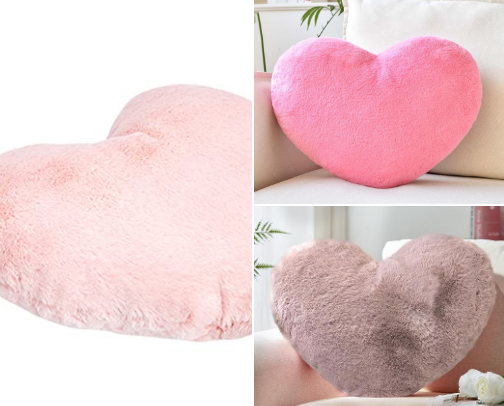 Cute heart throw pillows for kids cover photo collage