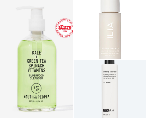 Clean skin care for glass skin🫧 cover photo collage