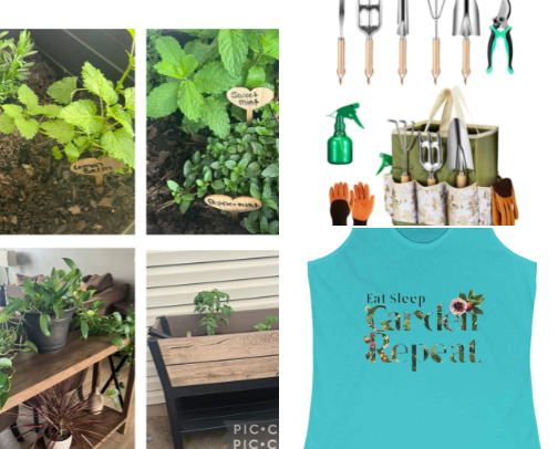 Gardening cover photo collage