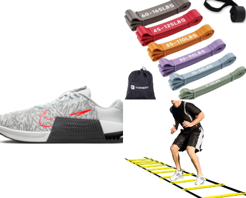 Gym training tools cover photo collage