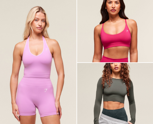 Sweat in Style: Must-Have Workout Tops cover photo collage