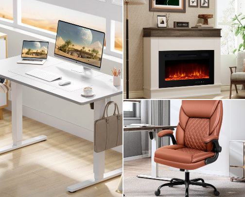 Work from Home Office cover photo collage