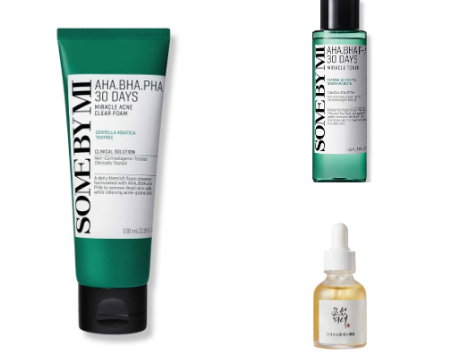 Acne skin care routine from your Esti bestie - Korean Edition cover photo collage