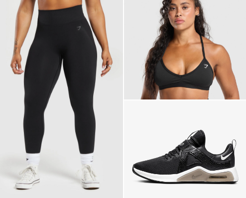 Gym clothes for women cover photo collage