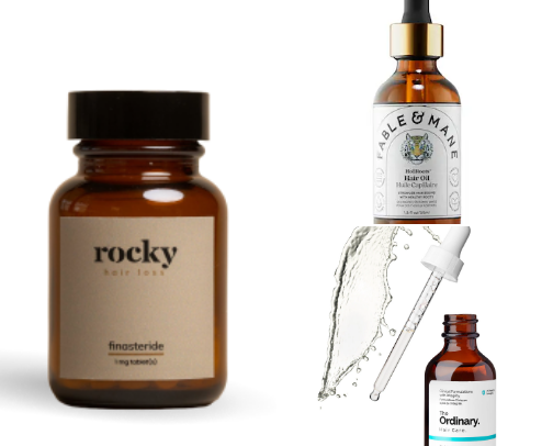 Say STOP To Your Hair Loss And YES To Hair Regrowing Products 🕊️ cover photo collage