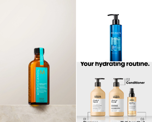 hair care favs🪞🪄🫧 cover photo collage