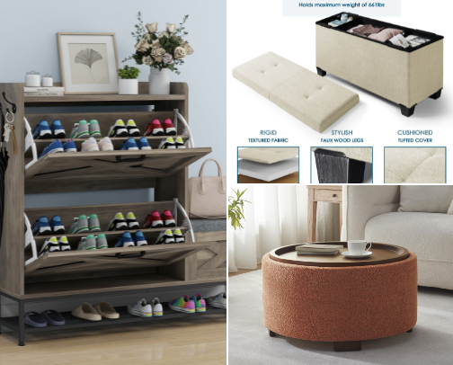 Sneaky Storage (Storage Decor) cover photo collage