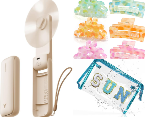 👒🔆MUST HAVE SUMMER ESSENTIALS🌊💛 cover photo collage