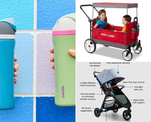 Must have useful products for on the go and sports! cover photo collage