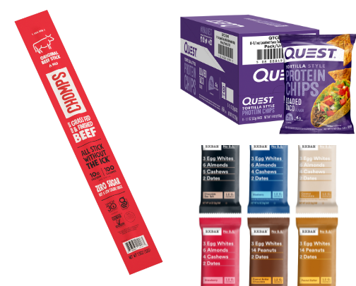 💪 Snack Gains: Protein Picks That Actually Taste Good cover photo collage