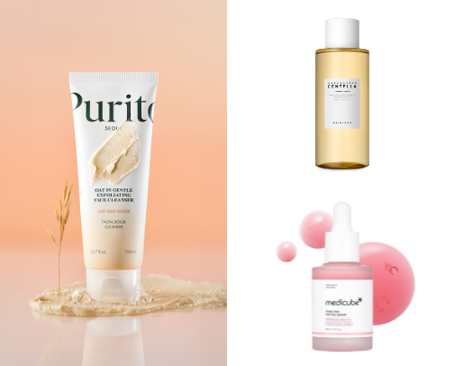 Affordable K-Beauty Skincare Routine for Anti-Aging Moms (Clean, Gentle & Effective) cover photo collage