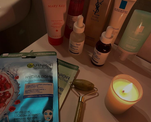 Current skincare rotation cover photo collage