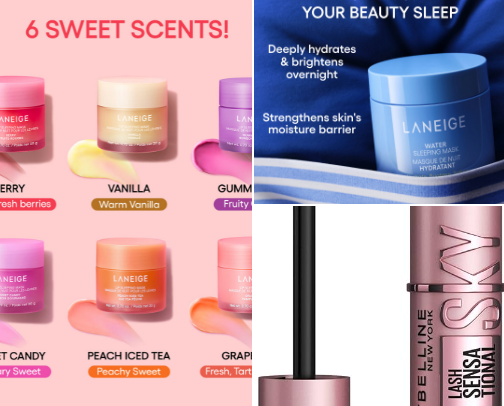 My favorite beauty recs cover photo collage