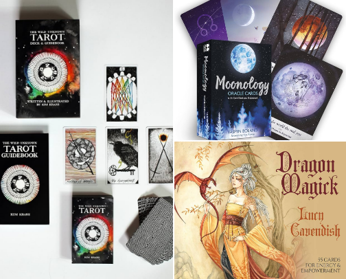 Tarot & Oracle decks to add on your shelf cover photo collage