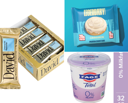 Fun protein snacks cover photo collage
