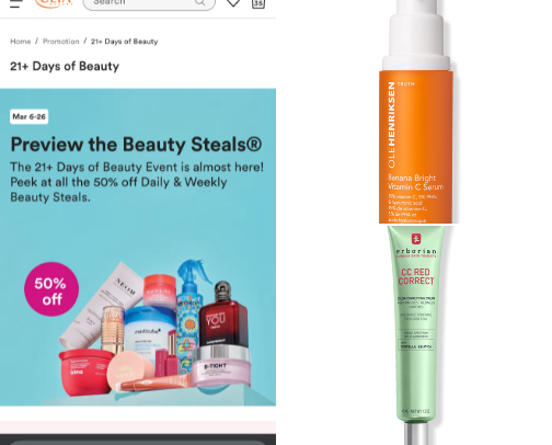 Don’t miss these awesome deals during the Ulta 21 days of beauty event!!! cover photo collage