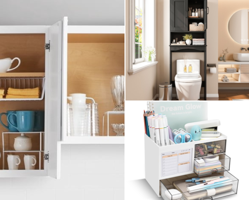 Home Organization Favorites cover photo collage