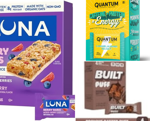 Protein Bars, Energy Snacks & Healthy Grab-and-Go Fuel cover photo collage