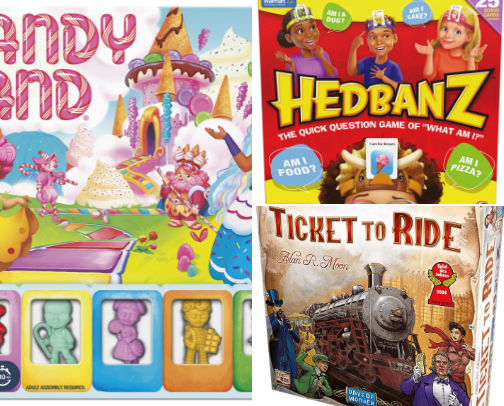 favorite board games and card games for the family cover photo collage