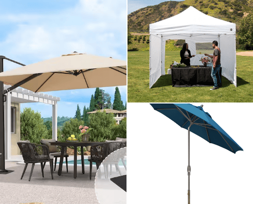 Summer Shade and Keeping Cool Ideas cover photo collage